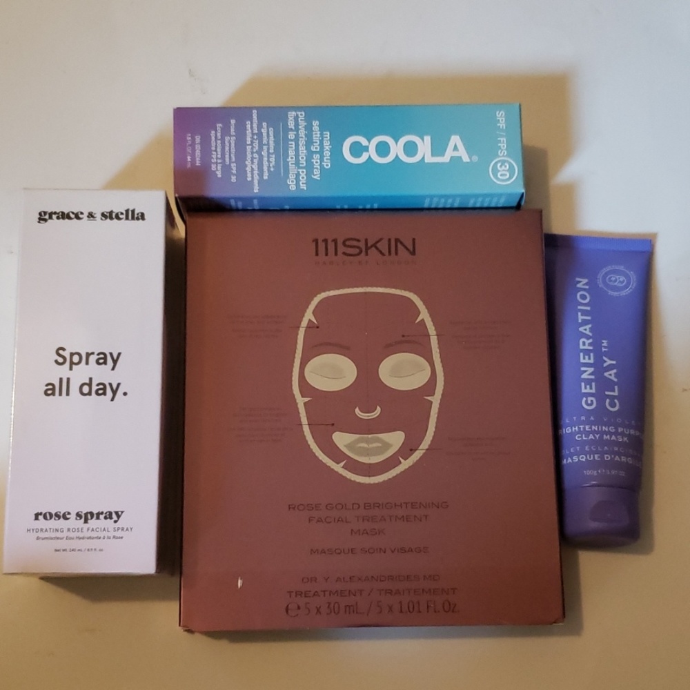 FabFitFun rose spray coola 111skin generation mask